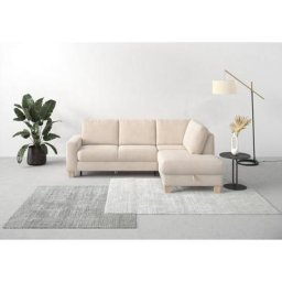 Home affaire Ecksofa Summer, mit Ottomane, wahlweise mit Bettfunktion und Bettkasten, Cord-Bezug