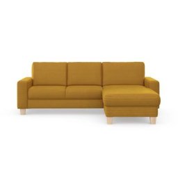 Home affaire Ecksofa Summer, mit Recamiere, mit oder ohne Bettfunktion und Bettkasten, Cord-Bezug