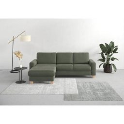 Home affaire Ecksofa Summer, mit Recamiere, mit oder ohne Bettfunktion und Bettkasten, Cord-Bezug