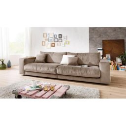 3C Candy Big-Sofa Enisa II, incl. 1 Flatterkissen, Wahlweise mit Flecken-Schutz-Bezug Easy care