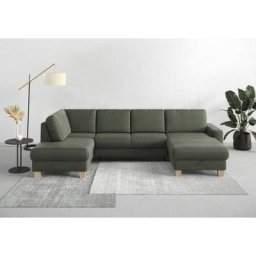 Home affaire Wohnlandschaft Summer, mit oder ohne Bettfunktion und Bettkasten, Cord-Bezug
