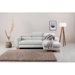 Home affaire Ecksofa, Polsterung für bis zu 140 kg pro Sitzfläche, incl. Kopfteilverstellung