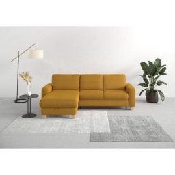 Home affaire Ecksofa Summer, mit Recamiere, mit oder ohne Bettfunktion und Bettkasten, Cord-Bezug