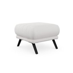 sit&more Polsterhocker Scandia, Mit schwarzen matten Metallfüßen