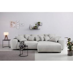 Home affaire Ecksofa Riveo Luxus, Polsterung für bis zu 140 kg pro Sitzfläche, auch mit Cord-Bezug