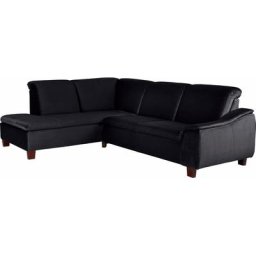 Max Winzer® Ecksofa Alessio, mit abgerundeter Rückenlehne, Ottomane wahlweise links oder rechts