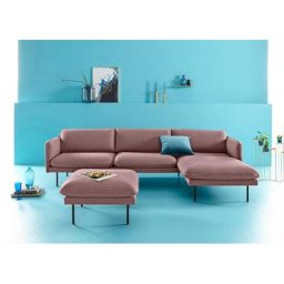 COUCH Hocker Levon, mit Metallbeinen, COUCH Lieblingsstücke