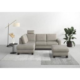 Home affaire Ecksofa Summer, mit Ottomane, mit oder ohne Bettfunktion und Bettkasten, Cord-Bezug