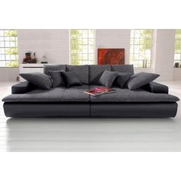 Mr. Couch Big-Sofa Haiti, wahlweise mit Kaltschaum (140kg Belastung/Sitz) und RGB-Beleuchtung