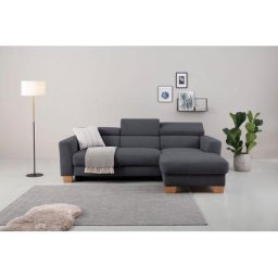 Home affaire Ecksofa, Polsterung für bis zu 140 kg pro Sitzfläche, incl. Kopfteilverstellung