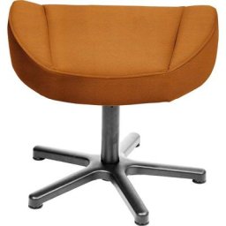 TOM TAILOR Hocker TOM PURE, mit Metall-Drehfuß in Chrom