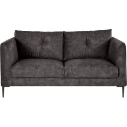 Leonique 2-Sitzer Venadour, zeitlose Optik, hohe Füße aus Metall, auch für kleinere Räume geeignet