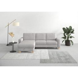 Home affaire Ecksofa Summer, mit Recamiere, mit oder ohne Bettfunktion und Bettkasten, Cord-Bezug