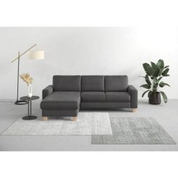 Home affaire Ecksofa Summer, mit Recamiere, mit oder ohne Bettfunktion und Bettkasten, Cord-Bezug