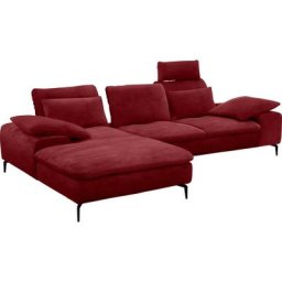 W.SCHILLIG Ecksofa valentinoo, Set, inklusive Hocker, mit Sitztiefenverstellung, Breite 299 cm