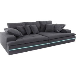 Mr. Couch Big-Sofa Haiti AC, wahlweise mit Kaltschaum (140kg Belastung/Sitz) und AquaClean-Stoff