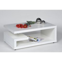 PRO Line Couchtisch Turin, aus Holz, mit Ablageboden, mit Rollen, rechteckig