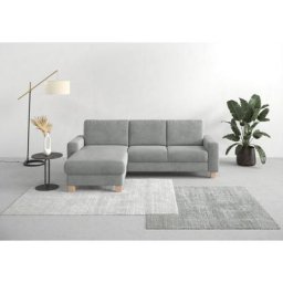 Home affaire Ecksofa Summer, mit Recamiere, mit oder ohne Bettfunktion und Bettkasten, Cord-Bezug