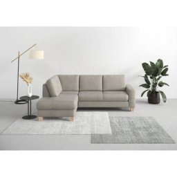 Home affaire Ecksofa Summer, mit Ottomane, wahlweise mit Bettfunktion und Bettkasten, Cord-Bezug