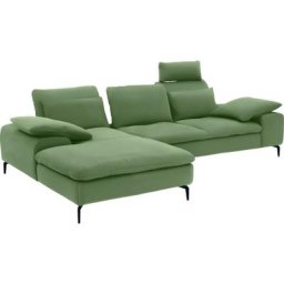 W.SCHILLIG Ecksofa valentinoo, Set, inklusive Hocker, mit Sitztiefenverstellung, Breite 299 cm