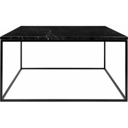 TemaHome Couchtisch Gleam, aus Marmor, wahlweise mit Gestell aus Chrom oder schwarzem Metall