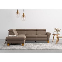 Home affaire Ecksofa Lindgren, wahlweise mit TV-Funktion, Stauraum und Kopfteilverstellung