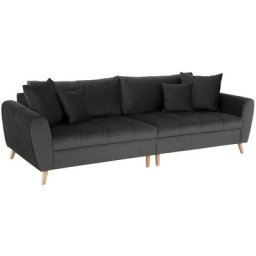 andas Big-Sofa Penelope Luxus, mit besonders hochwertiger Polsterung für bis zu 140 kg pro Sitzfläche