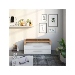 GALLERY M branded by Musterring Lowboard Arrive 73131, Breite 120,3 cm, mit 2 Schubladen und 2 offenen Fächern, Höhe 60.9 cm