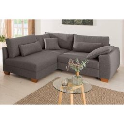 Home affaire Ecksofa Helena Luxus, bis zu 140 kg pro Sitzfläche, incl. 2 Nierenkissen und 3 Zierkissen