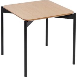 Homexperts Beistelltisch Ida, B 45 cm, quadratisch, in Eiche natur oder schwarz lackiert