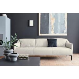 W.SCHILLIG 3-Sitzer sally, mit Metall-Winkelfüßen in Schwarz pulverbeschichtet, Breite 224 cm