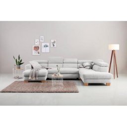Home affaire Wohnlandschaft, mit Kopfteilverstellung, wahlweise mit Bettfunktion + Bettkasten