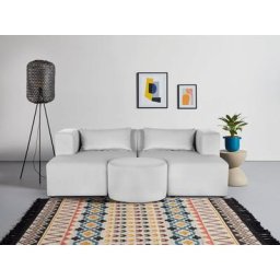 GALA Sofa Rue Ginoux, 3 Teile, zusammengesetzt aus Modulen, in vielen Bezugsqualitäten und Farben.