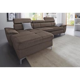 exxpo - sofa fashion Ecksofa, wahlweise mit Bettfunktion und Bettkasten