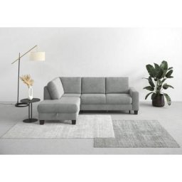 Home affaire Ecksofa Summer, mit Ottomane, mit oder ohne Bettfunktion und Bettkasten, Cord-Bezug