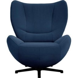 TOM TAILOR Loungesessel TOM PURE, mit Metall-Drehfuß in Schwarz