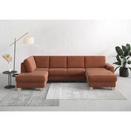 Home affaire Wohnlandschaft Summer, mit oder ohne Bettfunktion und Bettkasten, Cord-Bezug