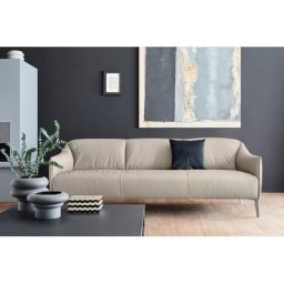 W.SCHILLIG 3-Sitzer sally, mit Metall-Winkelfüßen in Silber matt, Breite 224 cm