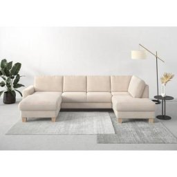 Home affaire Wohnlandschaft Summer, mit oder ohne Bettfunktion und Bettkasten, Cord-Bezug