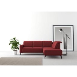 sit&more Ecksofa Bailando, wahlweise mit Kopfteilverstellung und Vorziehsitz, motorisch