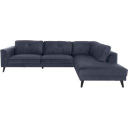 Guido Maria Kretschmer Home&Living Ecksofa Cosini, mit eleganter Kreuznaht in den Rückenkissen