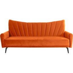 Leonique Schlafsofa Chiara, mit feiner Steppung mit Schlaffunktion durch Klappbarkeit