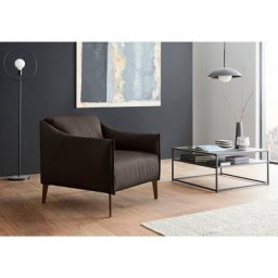 W.SCHILLIG Cocktailsessel sally, mit Metall-Winkelfüßen in Bronze pulverbeschichtet