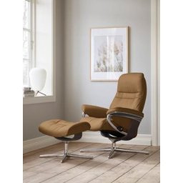 Stressless® Relaxsessel Sunrise, mit Cross Base, Größe S, M & L, Holzakzent Wenge