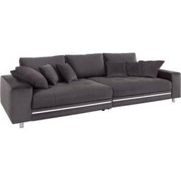 Mr. Couch Big-Sofa, wahlweise mit Kaltschaum (140kg Belastung/Sitz) und RGB-Beleuchtung