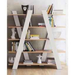 TemaHome Regal Wind, in 4 Farbvarianten erhältlich, besondere Rück-und Front Optik