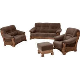 Max Winzer® Sessel Texas, mit dekorativem Holzgestell