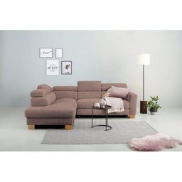 Home affaire Ecksofa, bis zu 140 kg pro Sitzfläche, auch in Bezug Aqua Clean Supreme