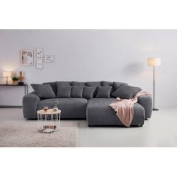 Home affaire Ecksofa Riveo Luxus, Polsterung für bis zu 140 kg pro Sitzfläche, auch mit Cord-Bezug