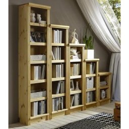 Home affaire Standregal Soeren Stege, aus massiver Kiefer, Maße (B/T/H): 40/29/126 cm
